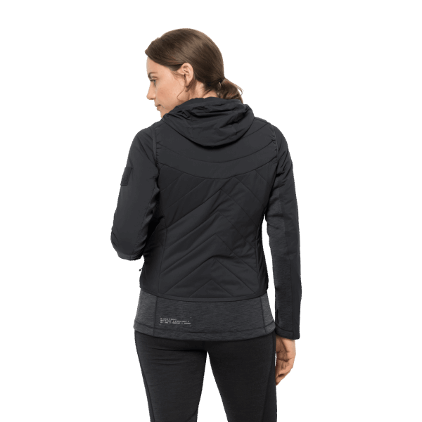 Zwarte Atletische Mid 3in1 Jack Wolfskin Voor Dames