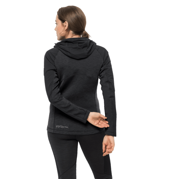 Zwarte Atletische Mid 3in1 Jack Wolfskin Voor Dames
