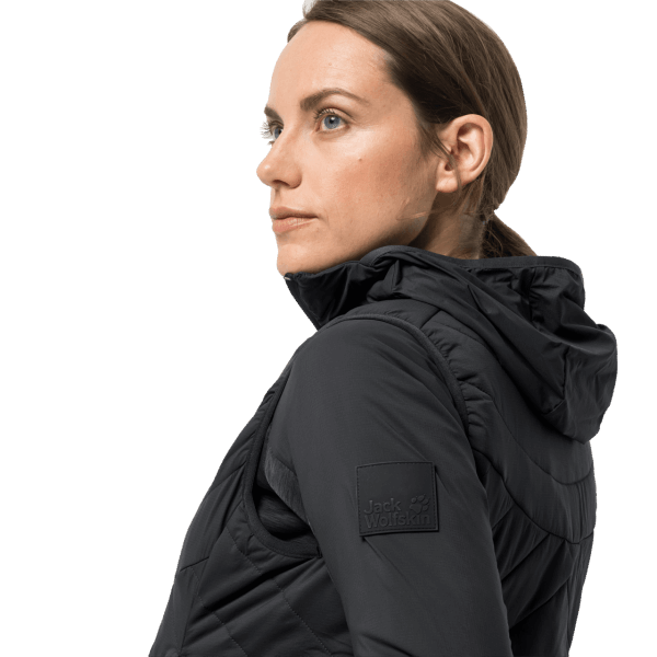 Zwarte Atletische Mid 3in1 Jack Wolfskin Voor Dames