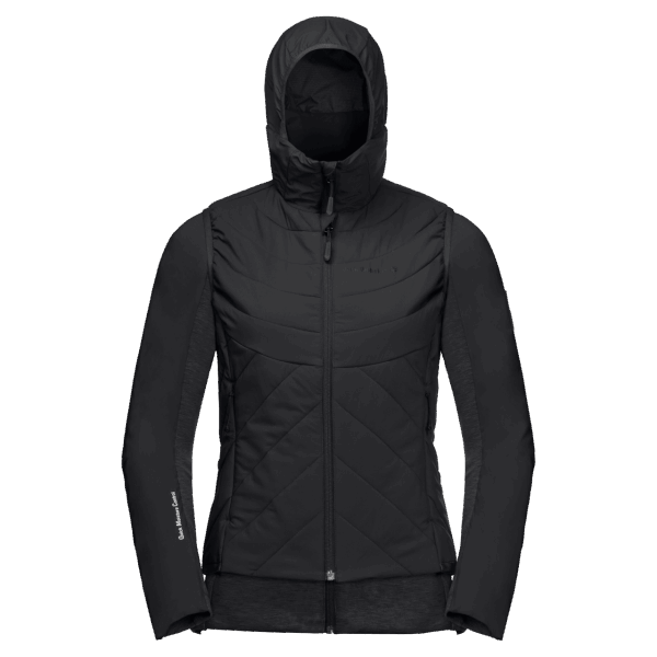 Zwarte Atletische Mid 3in1 Jack Wolfskin Voor Dames