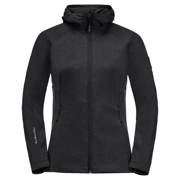 Zwarte Atletische Mid 3in1 Jack Wolfskin Voor Dames