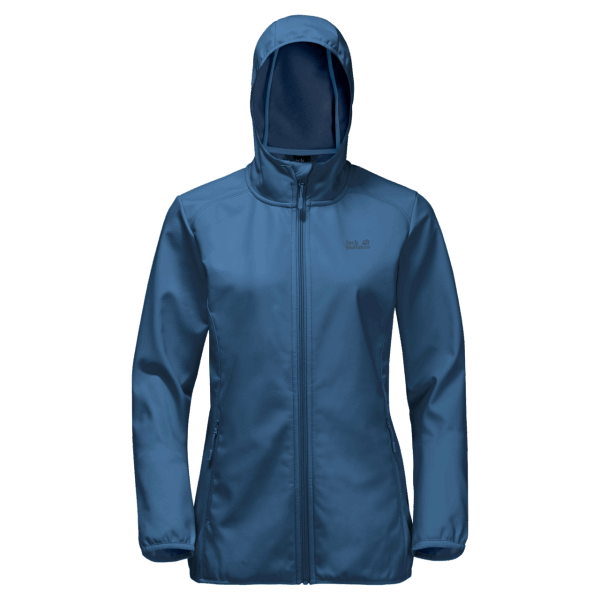 Nieuwe Northern Point Indigoblauwe Jack Wolfskin Voor Dames