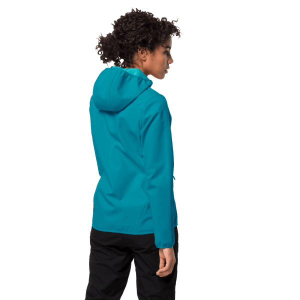 Fashion Jack Wolfskin Dark Cyaan Noordelijk Punt Voor Dames