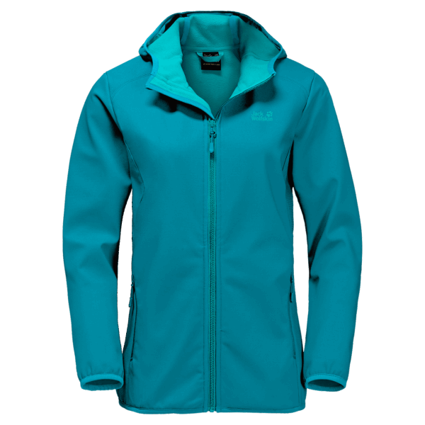Fashion Jack Wolfskin Dark Cyaan Noordelijk Punt Voor Dames