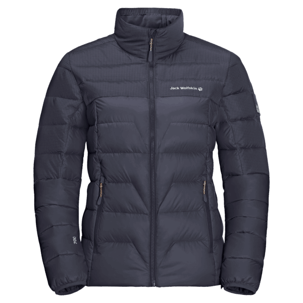 Modieuze Dna-tundra-jas Voor Dames Jack Wolfskin Grafiet