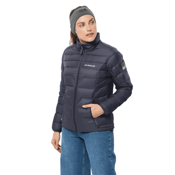 Modieuze Dna-tundra-jas Voor Dames Jack Wolfskin Grafiet