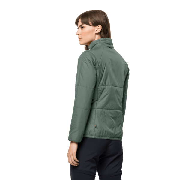 Origin Jack Wolfskin Bergland Geïsoleerde Damesjas Hedge Green