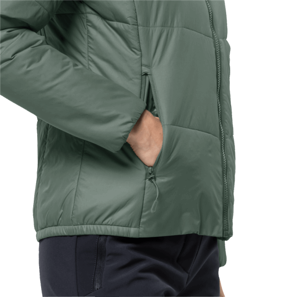 Origin Jack Wolfskin Bergland Geïsoleerde Damesjas Hedge Green