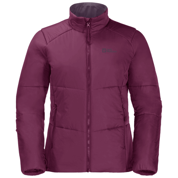 Geïsoleerde Bergland-jas Voor Dames Jack Wolfskin Wilde Bessenmerken