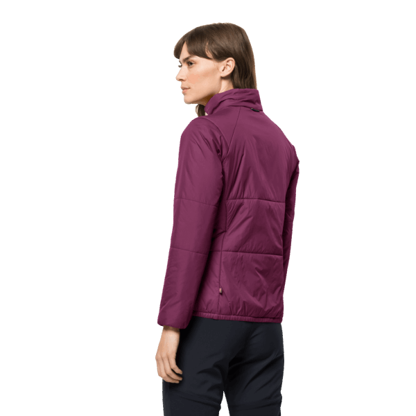 Geïsoleerde Bergland-jas Voor Dames Jack Wolfskin Wilde Bessenmerken