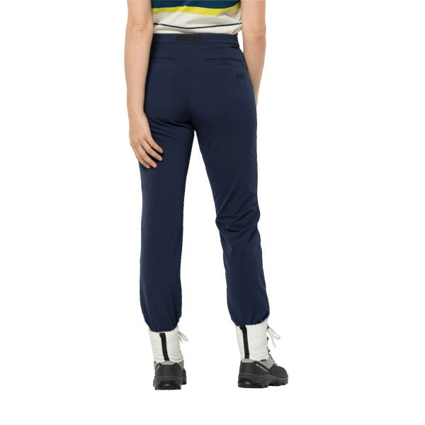 Nachtblauwe Nieuwe Dames Winter Lifestyle Broek Jack Wolfskin