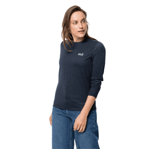 Night Blue Collectie Dames Jwp Ls T Jack Wolfskin