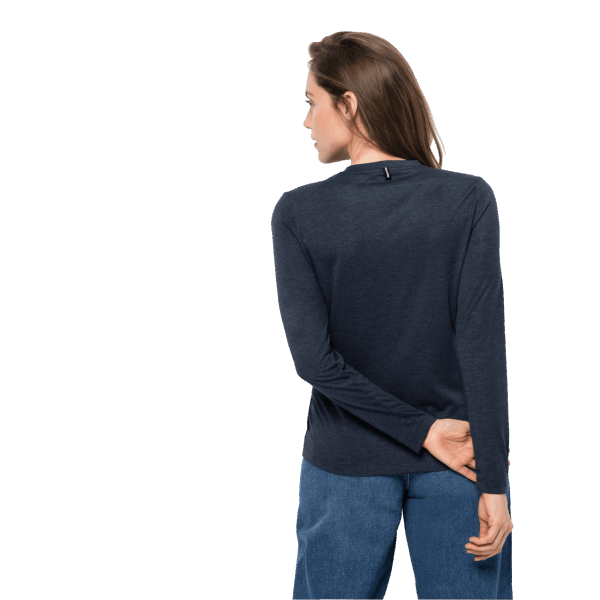 Night Blue Collectie Dames Jwp Ls T Jack Wolfskin