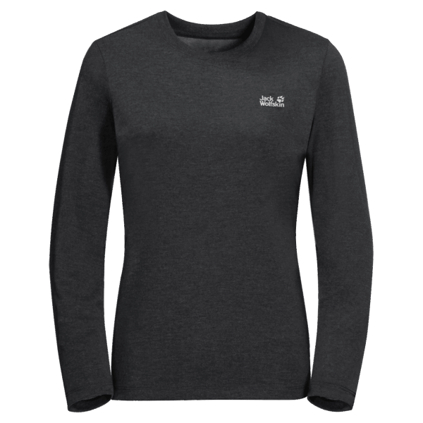 Zwarte Jwp Ls T Origin Jack Wolfskin Voor Dames