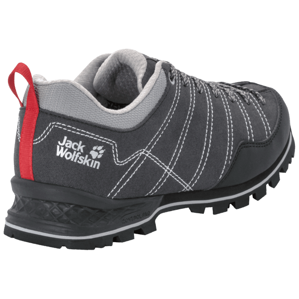 Jack Wolfskin Original Dames Scrambler Low Phantom-lichtgrijs