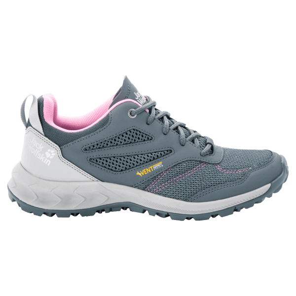 Grijs-roze Dameswoodland Vent Low Jack Wolfskin Origins