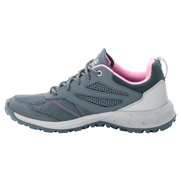 Grijs-roze Dameswoodland Vent Low Jack Wolfskin Origins