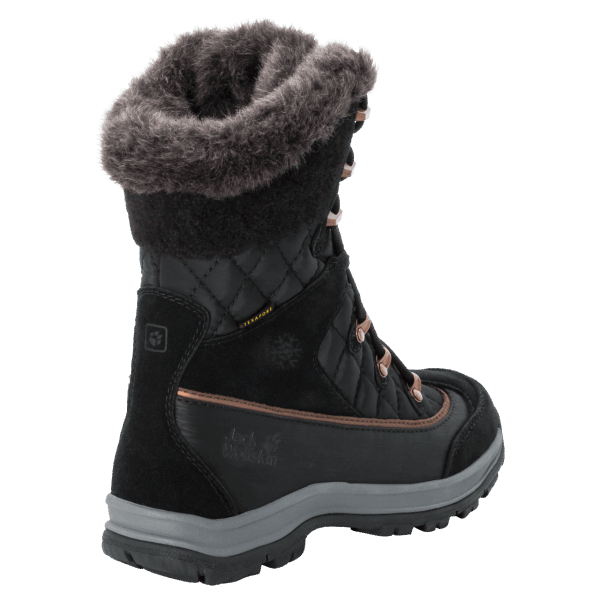 Hot Jack Wolfskin Zwart-donkergrijze Cold Bay Texapore High Voor Dames