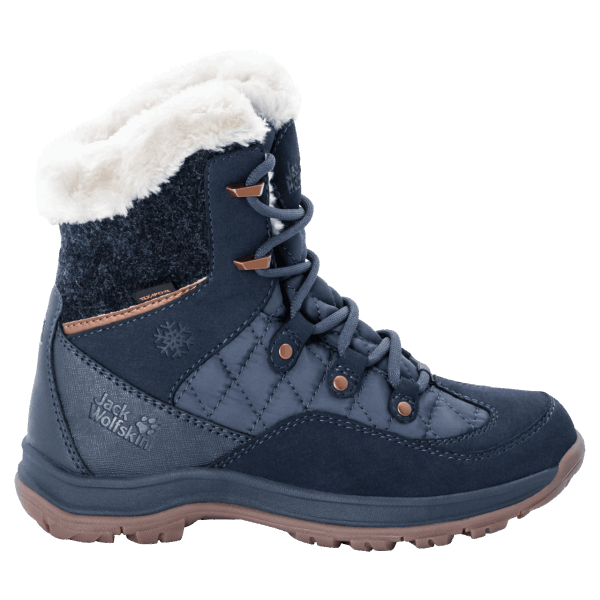 Nieuwe Donkerblauw-blauwe Jack Wolfskin Cold Bay Texapore Mid Voor Dames