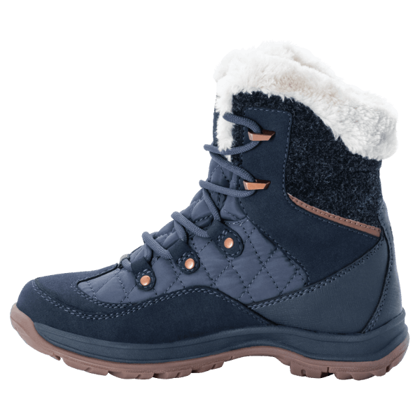 Nieuwe Donkerblauw-blauwe Jack Wolfskin Cold Bay Texapore Mid Voor Dames