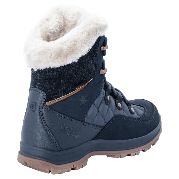 Nieuwe Donkerblauw-blauwe Jack Wolfskin Cold Bay Texapore Mid Voor Dames