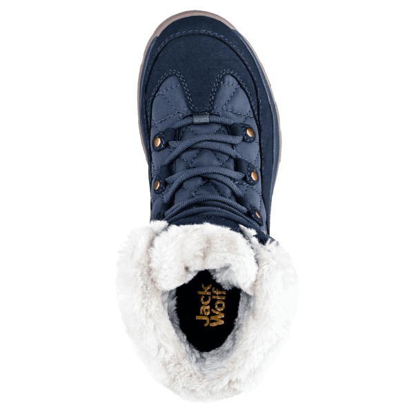 Nieuwe Donkerblauw-blauwe Jack Wolfskin Cold Bay Texapore Mid Voor Dames