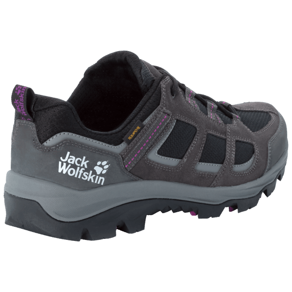 Dames Vojo 3 Texapore Low Jack Wolfskin Collections Donker Staal-paars