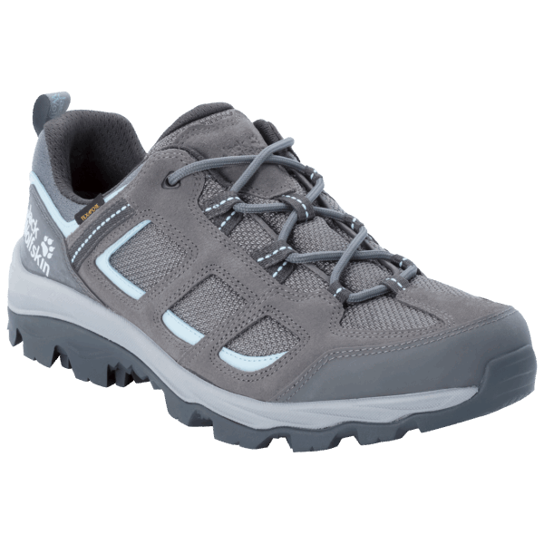 Dames Vojo 3 Texapore Low Tarmac Grijs-lichtblauw Jack Wolfskin Origin