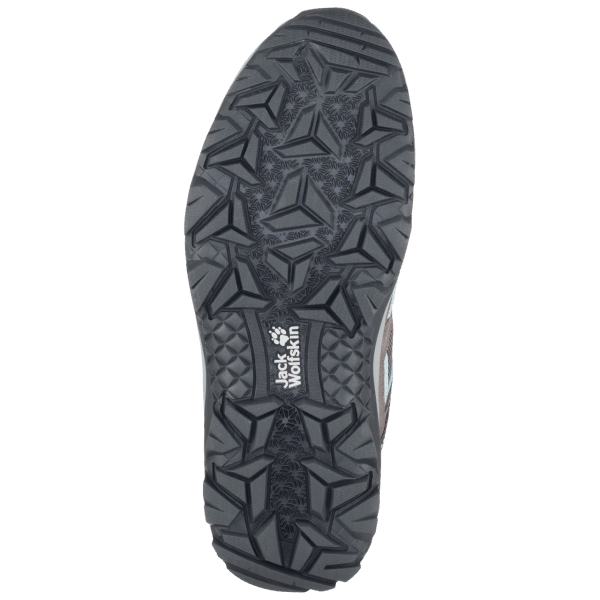 Dames Vojo 3 Texapore Low Tarmac Grijs-lichtblauw Jack Wolfskin Origin