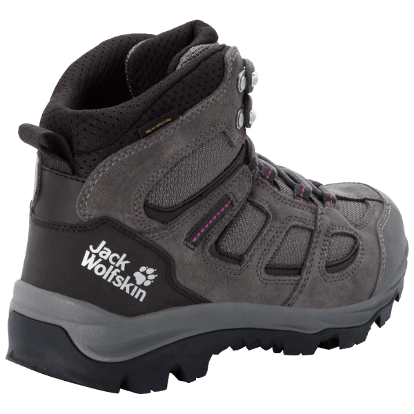 Dames Vojo 3 Texapore Mid Tarmac Grijs-roze Origins Jack Wolfskin