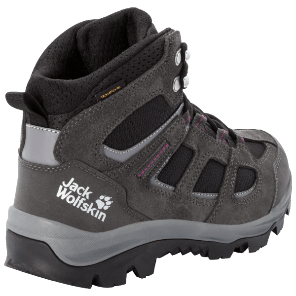 Dames Vojo 3 Texapore Mid Merk Jack Wolfskin Donker Staal-paars