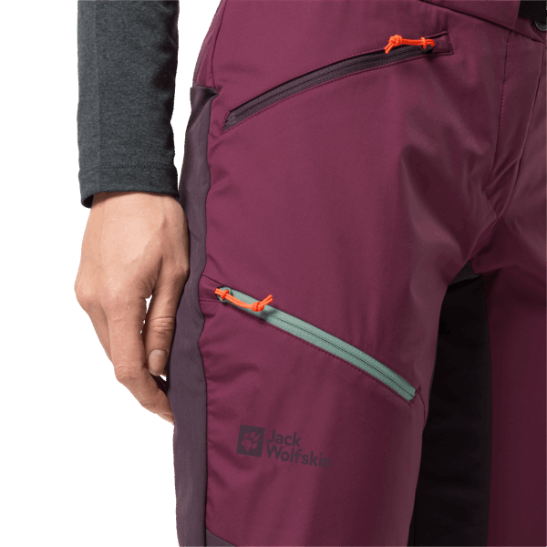 Jack Wolfskin Wild Berry Originele Alpspitze-broek Voor Dames