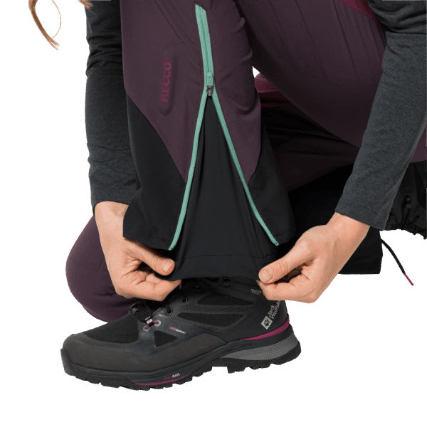 Jack Wolfskin Wild Berry Originele Alpspitze-broek Voor Dames