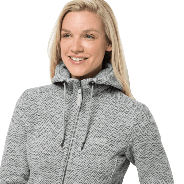 Jack Wolfskin Best Dames Patan Jack Met Capuchon Grey Haze