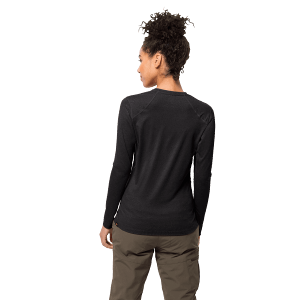 Jack Wolfskin Dames Sky Flex Longsleeve Lichtgrijze Collecties