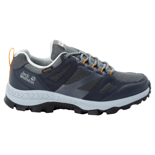 Nieuwe Dames Downhill Texapore Low Jack Wolfskin Donkerblauwgrijs