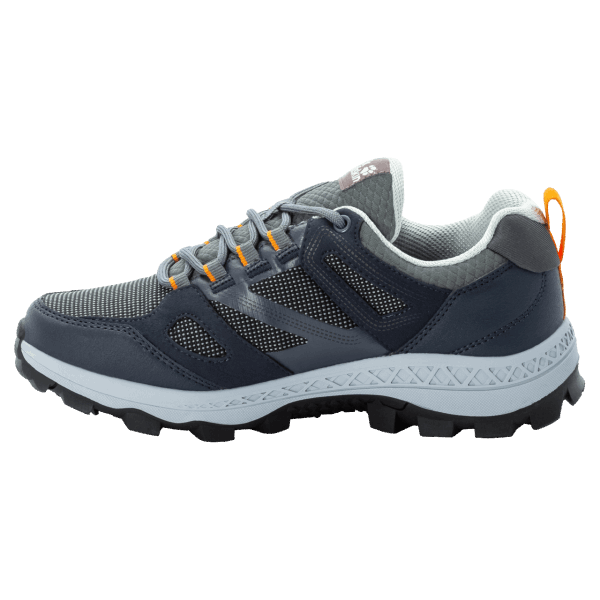 Nieuwe Dames Downhill Texapore Low Jack Wolfskin Donkerblauwgrijs