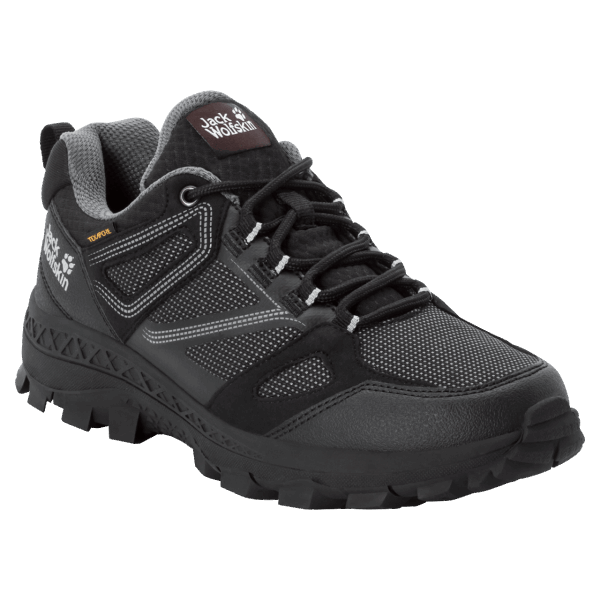 Fashion Dames Downhill Texapore Laag Zwart-grijs Jack Wolfskin