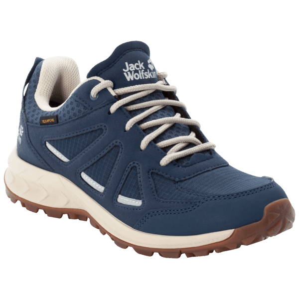 Collections Jack Wolfskin Woodland 2 Texapore Low W Donkerblauw-beige