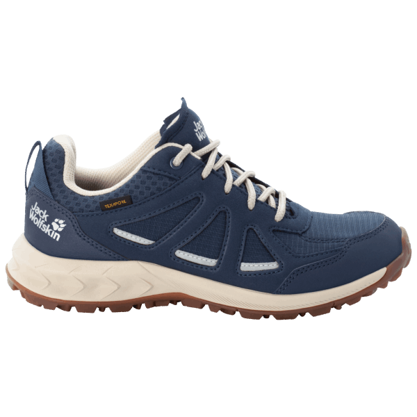 Collections Jack Wolfskin Woodland 2 Texapore Low W Donkerblauw-beige