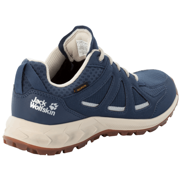Collections Jack Wolfskin Woodland 2 Texapore Low W Donkerblauw-beige