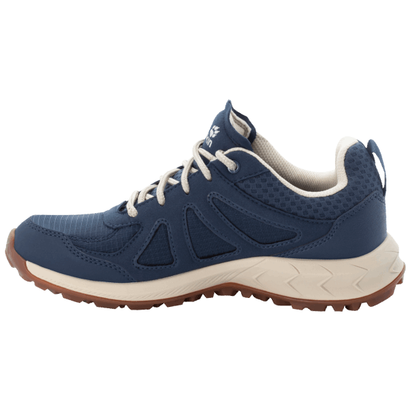 Collections Jack Wolfskin Woodland 2 Texapore Low W Donkerblauw-beige