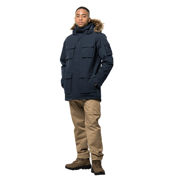 Glacier Canyon Parka Best Jack Wolfskin Nachtblauw
