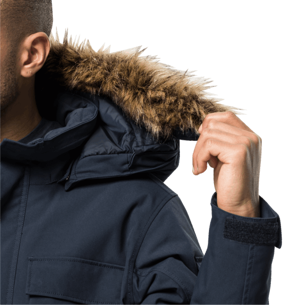 Glacier Canyon Parka Best Jack Wolfskin Nachtblauw