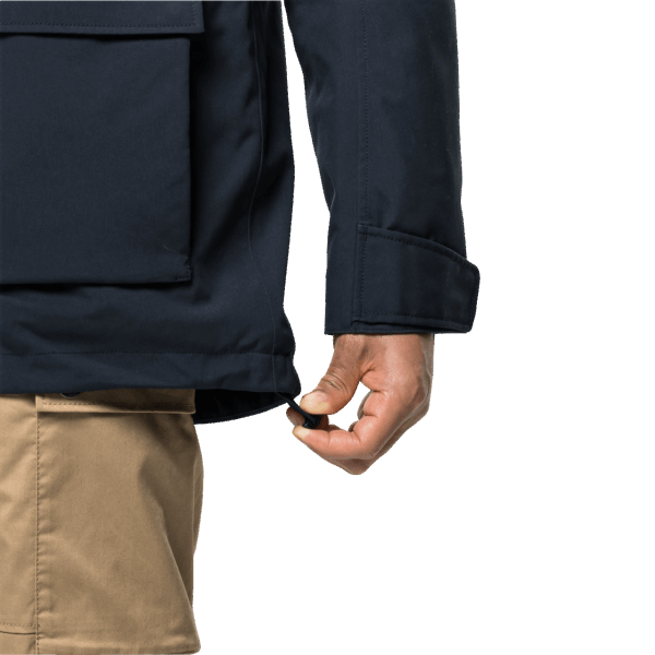 Glacier Canyon Parka Best Jack Wolfskin Nachtblauw