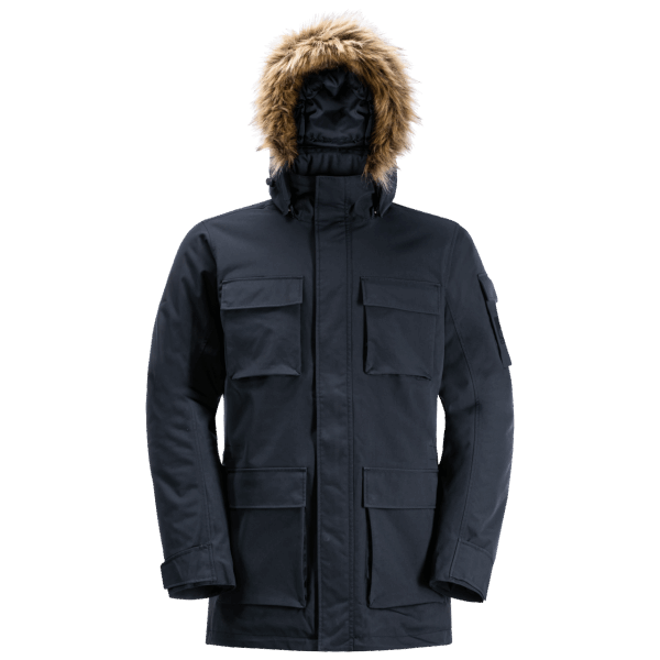 Glacier Canyon Parka Best Jack Wolfskin Nachtblauw