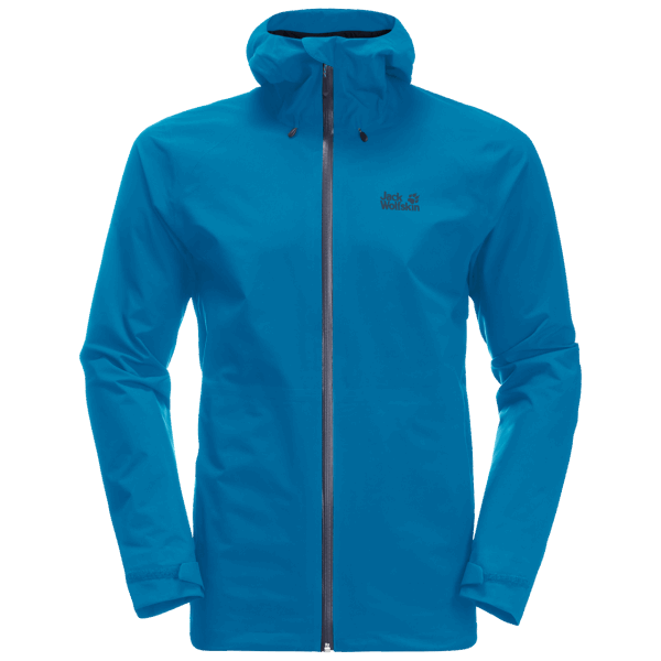 Blauwe Pacific Hot Jack Wolfskin Hoogste Piek Jas M