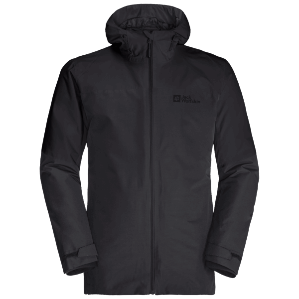 Origin Jack Wolfskin Zwarte Heren Glaabach 3in1 Jas