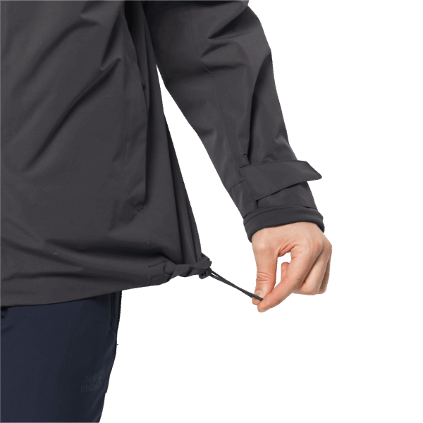 Origin Jack Wolfskin Zwarte Heren Glaabach 3in1 Jas