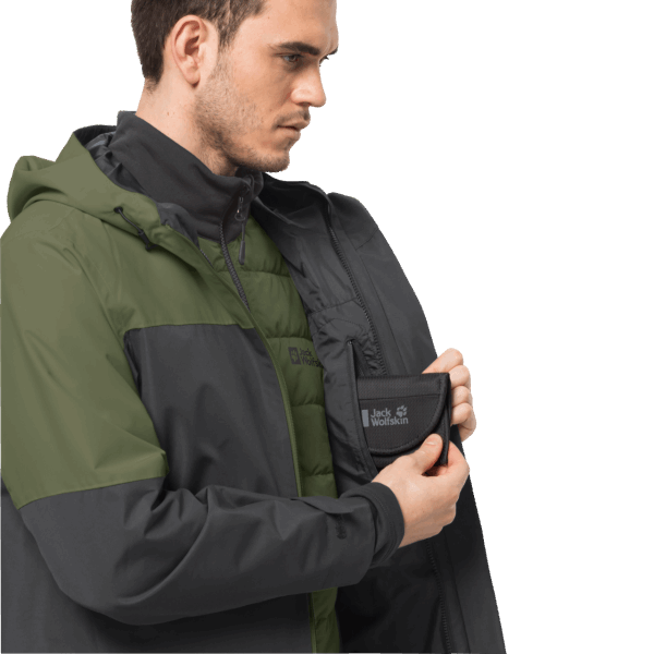 Origins Jack Wolfskin Glaabach 3in1 Herenjack Greenwood